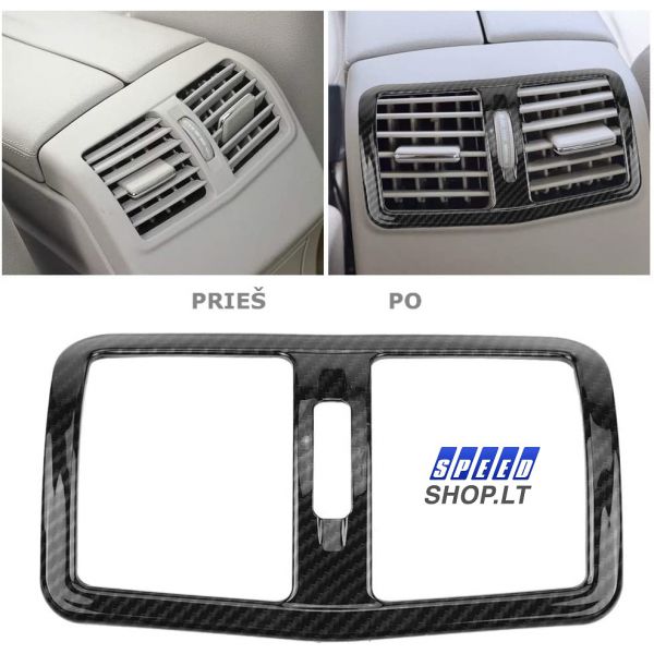 Mercedes-Benz E klasė W212 carbon ortakio apdaila